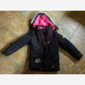 Black Winter Coat Youth Size 10/12